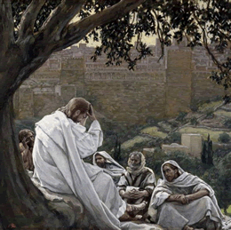Jesus on the Mount of Olives