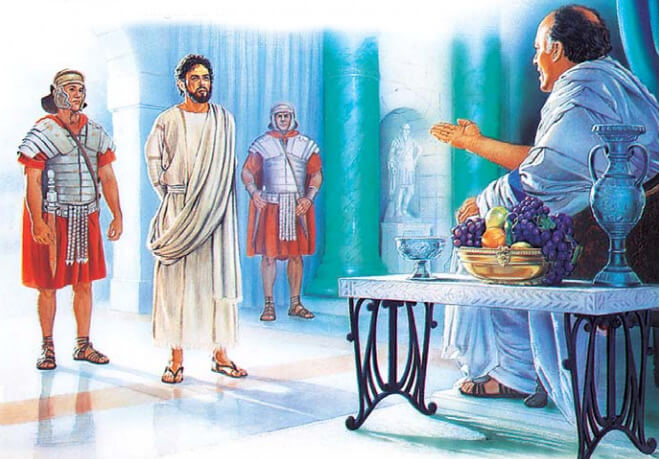 Jesus before Pilate