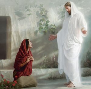 Jesus reveals himself to Mary at the tomb